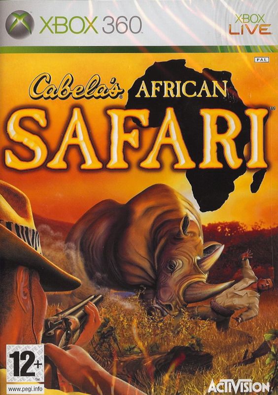 Cabela's African Safari box art for Xbox 360